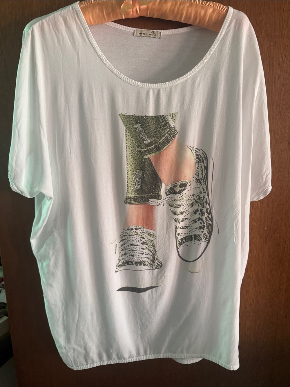 Women’s White Short Sleeve Graphic Tee